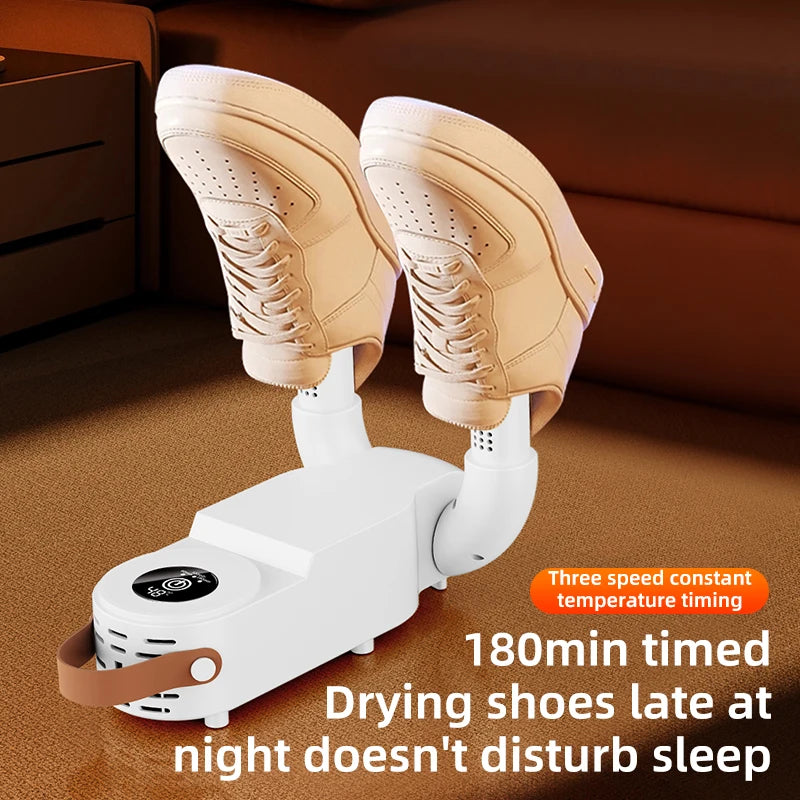 HOMEFISH Intelligent Shoe Dryer Quick Drying Deodorizing Sterilizing Adjustable Timer Household Shoe Warmer And Heater